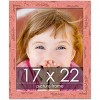 PosterPalooza | Shabby Chic Pink Picture Frame - UV Acrylic, Foam Board Backing, Hanging Hardware - 2 of 4