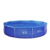 Pool Central Apertured Round Swimming Pool Cover with Rope Ties 18' - Blue - 3 of 3