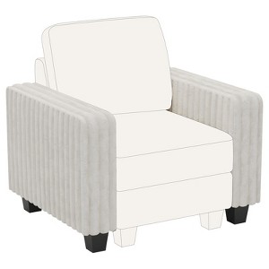 Belffin Modular Sectional Sofa Armrest Module for Corduroy Modular Couch, Pair of Armrests - 1 of 4