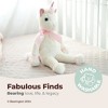 Bearington Fantasy The White & Pink Plush Unicorn, 16 Inch Unicorn Stuffed Animal - 2 of 4