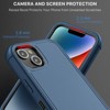 MyBat Pro Maverick Series Case w/ Holster and Tempered Glass for Apple iPhone 16e / 14 / 13 - Black - 4 of 4