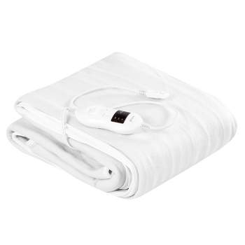 Tangkula Blanket Electric Heated Mattress Pad Safe 8 Temperatures &Timer