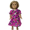 Doll Clothes Superstore Frog Print Nightgown for 18 Inch Girl Dolls – Cute Sleepwear for American Girl & Similar Dolls - 3 of 4