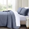 BAGOKIE All Seasons 2/3PCS Quilt Bedding Set with Quilt & Pillow Sham Bed Cover - 4 of 4