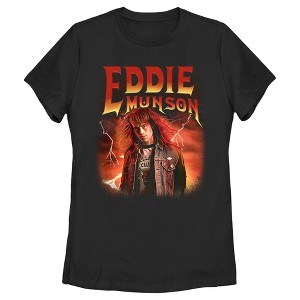 Women's Stranger Things Eddie Munson Metalhead T-Shirt - 1 of 4