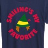 Women's - ELF - Christmas Family Set Smilings My Favorite Short Sleeve Graphic T-Shirt - 2 of 4