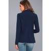 Womens Open Front Blazers for Work Casual Slim Fitted Blazer Lightweight Dressy Long Sleeve Jacket with Pockets - 2 of 3