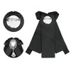 Elerevyo Women's Ribbon Rhinestone and Pearl Accessories Bow Tie - 3 of 4