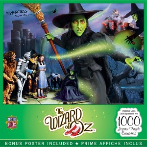 MasterPieces 1000 Piece Puzzle - Wizard of Oz - Wickedly Good - 19.25"x26.75" - 1 of 4