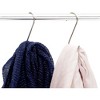 Juvale 50 Pack Metal S Shaped Hooks, Stainless Steel Lightweight Hangers Bulk Set, 3.9 in - 3 of 4