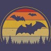 Women's Design By Humans Vintage Retro Vampire Bats Halloween Costume By Chos Racerback Tank Top - 2 of 3
