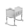 Orbelle Venitan GaGa Wood Rocking Classic Bassinet Great For Nursery Bedroom Den Living Room - 2 of 2