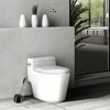 Evideco French Home Goods Elegant Toilet Brush Set with Stainless Steel Handle - Durable Dolomite Holder - Modern Bathroom Accessory - 3 of 4