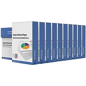 MyOfficeInnovations 8.5" x 11" Color Printer Paper 20 lbs. 96 Brightness 500/Ream 10 RMS/CT 513096 - 1 of 4