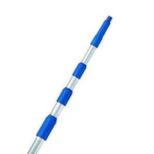 Ettore REA-C-H Telescoping 12 ft. L X 1 in. D Aluminum Extension Pole Silver/Blue - 1 of 1