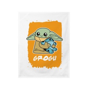 Star Wars Baby Yoda Grogu Frogs Dish Towel - 1 of 1