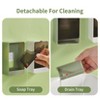 Aoibox Soap Holder Dish Shower, 2 Pack Bar Soap Holder with Drainage, Self Draining Soap Holder, Wall Mounted Soap Box for Bathroom, Kitchen Sink,etc. - 4 of 4