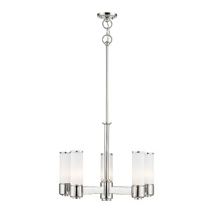 Livex Lighting Weston 5 - Light Chandelier in  Polished Nickel - 1 of 4
