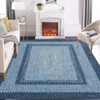 Machine Washable Indoor Modern Throw Carpet Soft Non Slip Area Rugs for Bedroom Living Room - 2 of 4