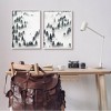 Stupell Industries Winter Ski Slopes Mountain 2 Piece Framed Giclee Art Set - 2 of 4
