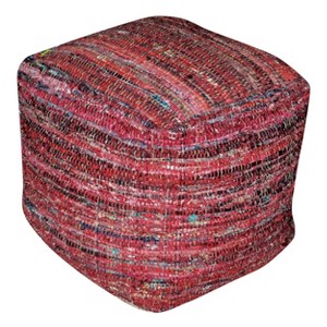 Harris Pouf Red - Christopher Knight Home