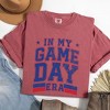 Simply Sage Market Women's In My Game Day Era - Blue Short Sleeve Garment Dyed Tee - 3 of 4