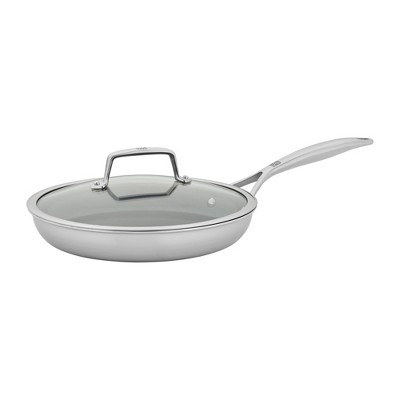 Zwilling Spirit 3-ply 9.5-inch Stainless Steel Ceramic Nonstick Fry Pan  With Lid : Target