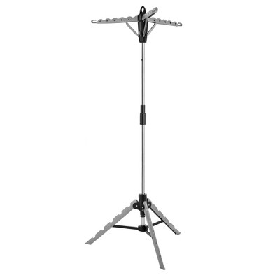 Whitmor Silver Collapsible Tripod Clothes Drying Rack