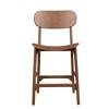 Boraam Solvang Wood Counter Height Barstool Brown Ale Finish - 3 of 4