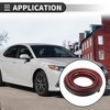 Unique Bargains Universal Car Weatherstrip Self Adhesive Weather Seal Strip 20Ftx0.39" D-Shape EPDM - 3 of 4