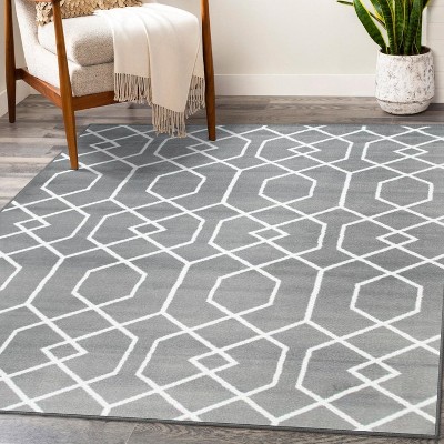 Luxe Weavers Geometric Trellis Area Rug