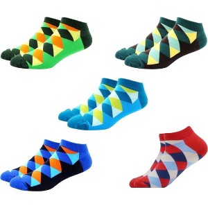 Colorful Argyle Socks from the Sock Panda  from the Sock Panda (Men's Sizes, Adult Large) - 1 of 4