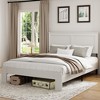 KTMBDW Bed Frame with Headboard and Footboard, with Under Bed Storage, No Box Spring Needed, Easy Assembly - 3 of 4