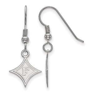 Black Bow Jewelry Sterling Silver Furman Paladins NCAA Dangle Earrings - 1 of 3