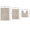 Fantasia Bath Rug Collection Cotton Shaggy Pattern Tufted Set of 3 Bath Rug Set - Home Weavers - 2 of 3