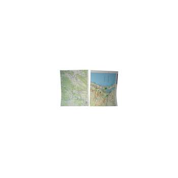 JAM Paper Colored Map Paper 24 lbs. 8.5" x 11" Map Design 25 Sheets/Pack (163969)