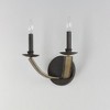 Maxim Lighting Basque 2 - Light Wall Light in  Driftwood/Anthracite - 3 of 4