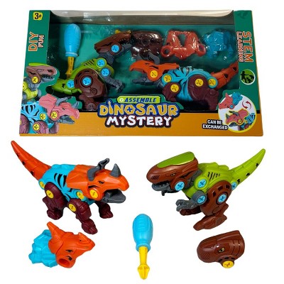 Channie’s STEM DIY Assemble Dino Mystery 2 Pack-Create, Build, & Play T ...