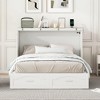 Full Size Murphy Bed with Drawer, a Set of Sockets and USB Ports - 2 of 4