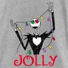 Girl's The Nightmare Before Christmas Jack Jolly Christmas Lights T-Shirt - image 2 of 4