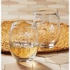 tagltd Do Your Own Sting Stemlesss Clear Etched Glassware Drinkware - 2 of 2