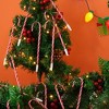 Joyfy Christmas Candy Cane Pens – Festive Red & White Striped Ballpoint Pens – Holiday Party Favors & Stocking Stuffers - 3 of 4