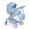 JC Toys Berenguer Boutique Playtime Deluxe Folding Sports Pram Stroller Royal Blue for Dolls - 3 of 4