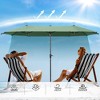  Captiva Designs 6.5'x13' Rectangular Outdoor Market Umbrella - image 3 of 4