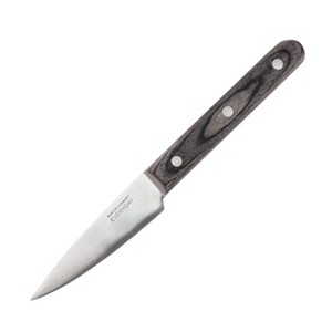 Martha Stewart Everyday 3.5 Inch Stainless Steel Paring Knife in Dark Gray with Wood Handle - 1 of 4