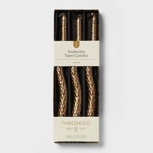3pk Snake Taper Candle Set - Threshold™ - 1 of 3