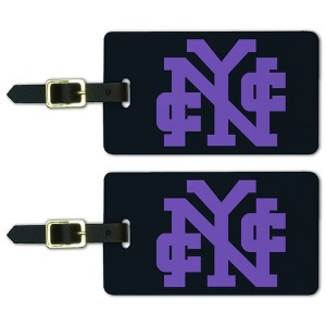 City College of New York Secondary Logo Luggage ID Tags Suitcase CarryOn Cards  Set of 2 - 1 of 4