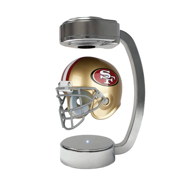 NFL San Francisco 49ers Chrome Mini Hover Helmet Sports Memorabilia, 1 of 3