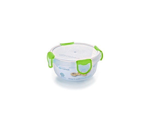 ClipFresh 16oz Set of 6 Food Storage Container Green