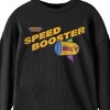 Strong Man Simulator Speed Booster Crew Neck Long Sleeve Youth Black Sweatshirt - 2 of 2